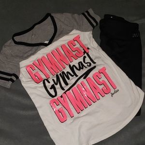 Justice Size 8 Leggings & Gymnast Tee